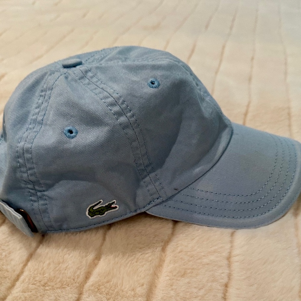 Lacoste powder blue cap